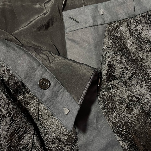 Balenciaga Paris Lace Black Mini Skirt M/6/38 - Picture 9 of 9